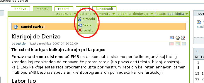 La aga-menuo