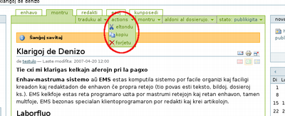 La aga-menuo La aga-menuo