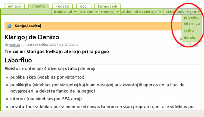 La stat-menuo La stat-menuo